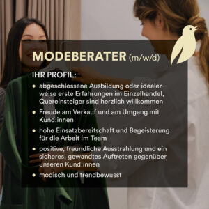 Modeberater (m/w/d)
