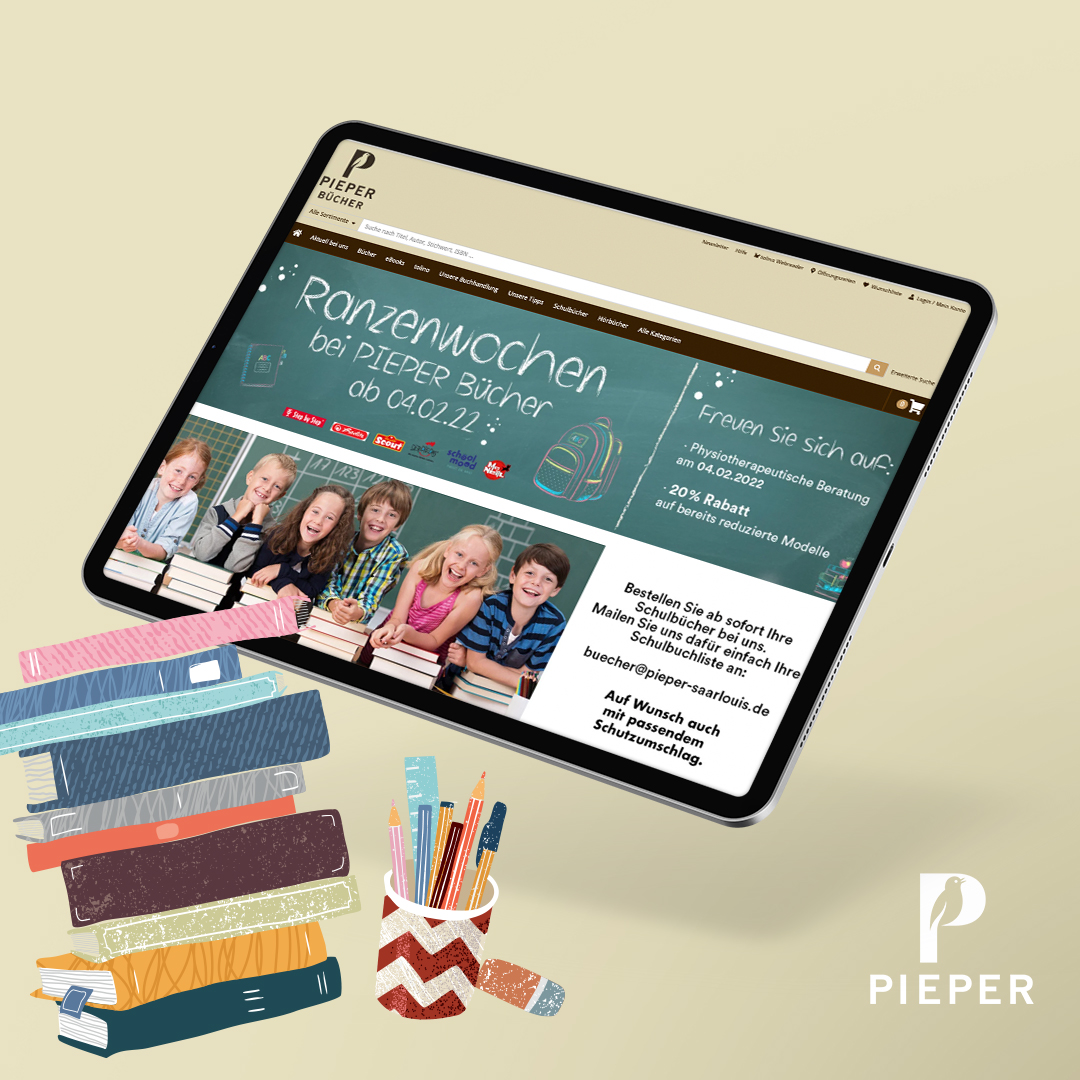 Online-Shop von PIEPER Bücher