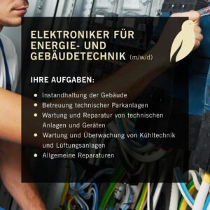 Elektroniker für Energie- und Gebäudetechnik (m/w/d)